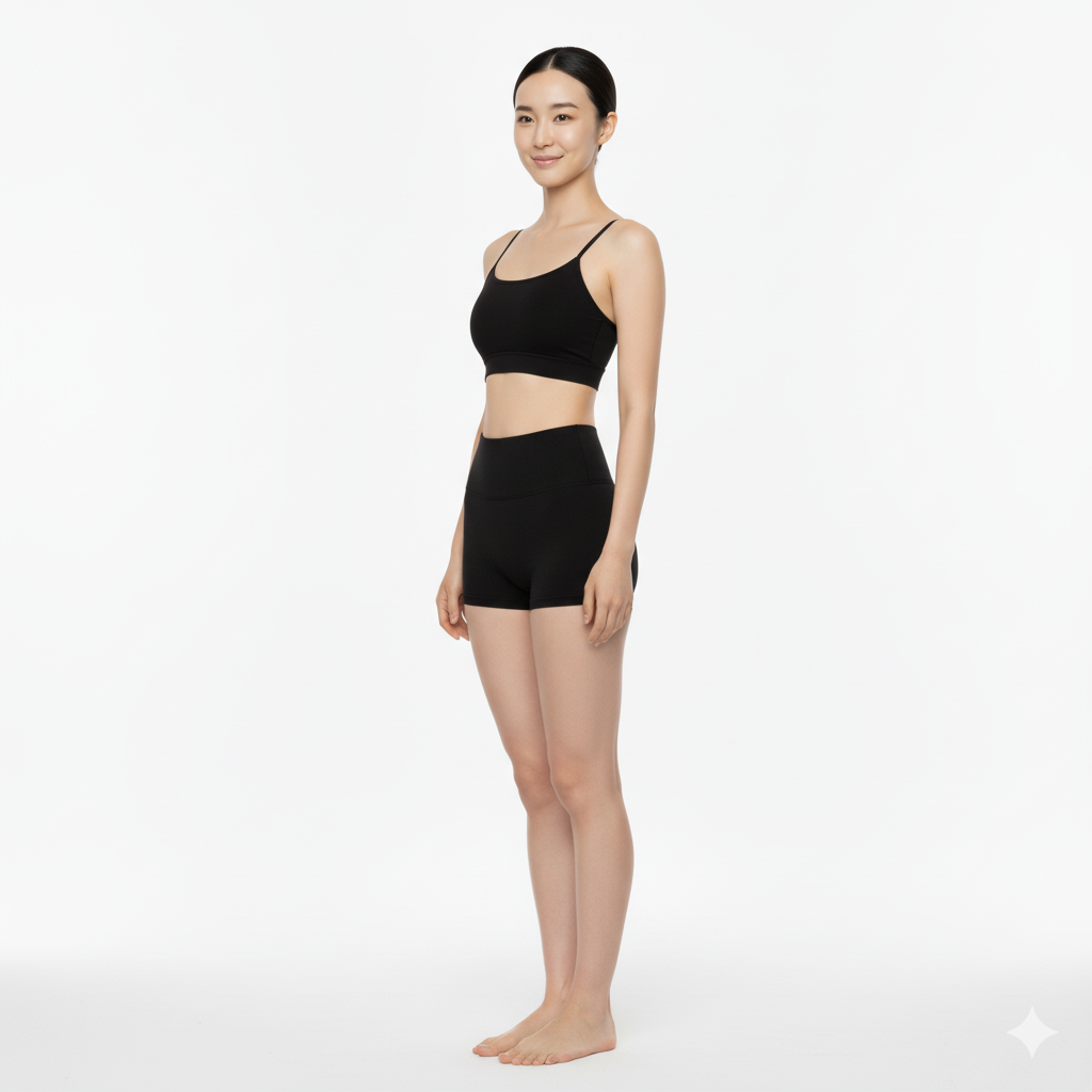 체형 45도 가이드